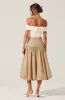 Telayna Off Shoulder Bow Top sold by Astr