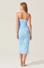 Palmero Floral Ruched Midi Dress sold by Astr