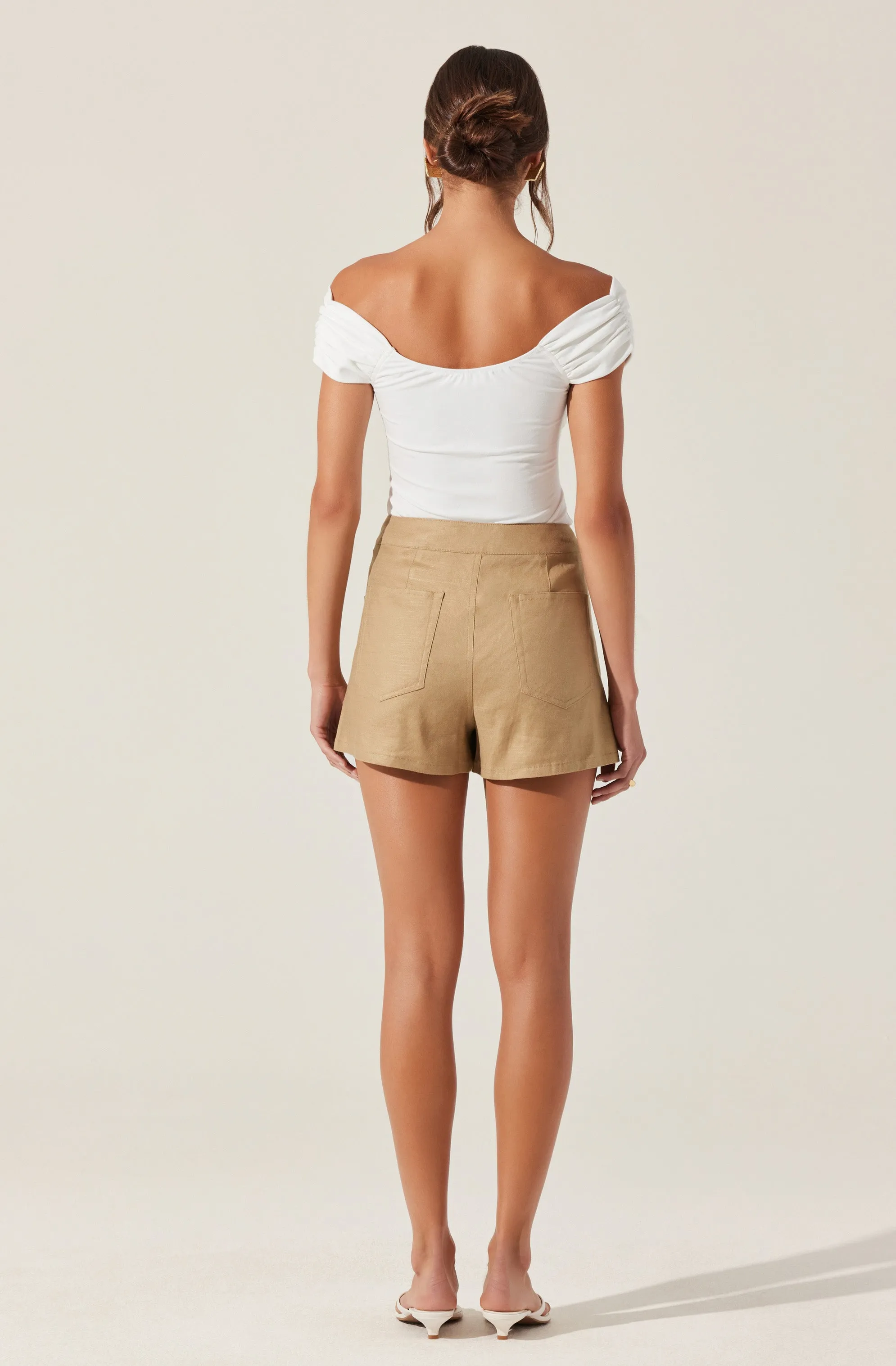 Gissel Crossover Off Shoulder Bodysuit sold by Astr product image thumbnail 3