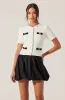 Libi Bubble Mini Skirt sold by Astr