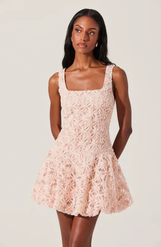 Fable 3D Floral Bubble Dress sold by Astr