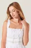Melaine Lace Trim Mini Dress sold by Astr