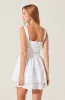 Melaine Lace Trim Mini Dress sold by Astr