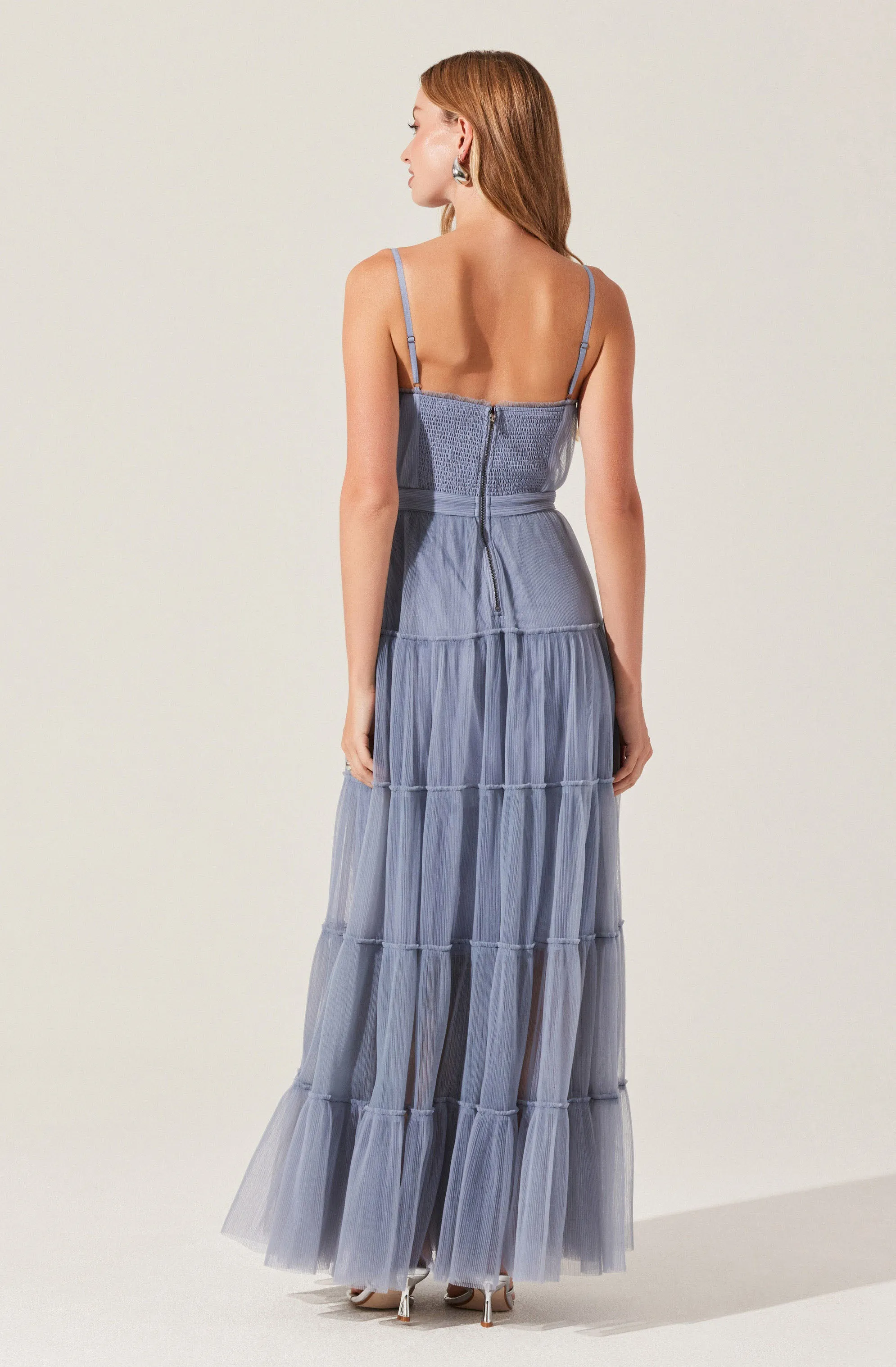 Mireya Bustier Tulle Maxi Dress sold by Astr product image thumbnail 2