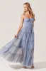 Mireya Bustier Tulle Maxi Dress sold by Astr