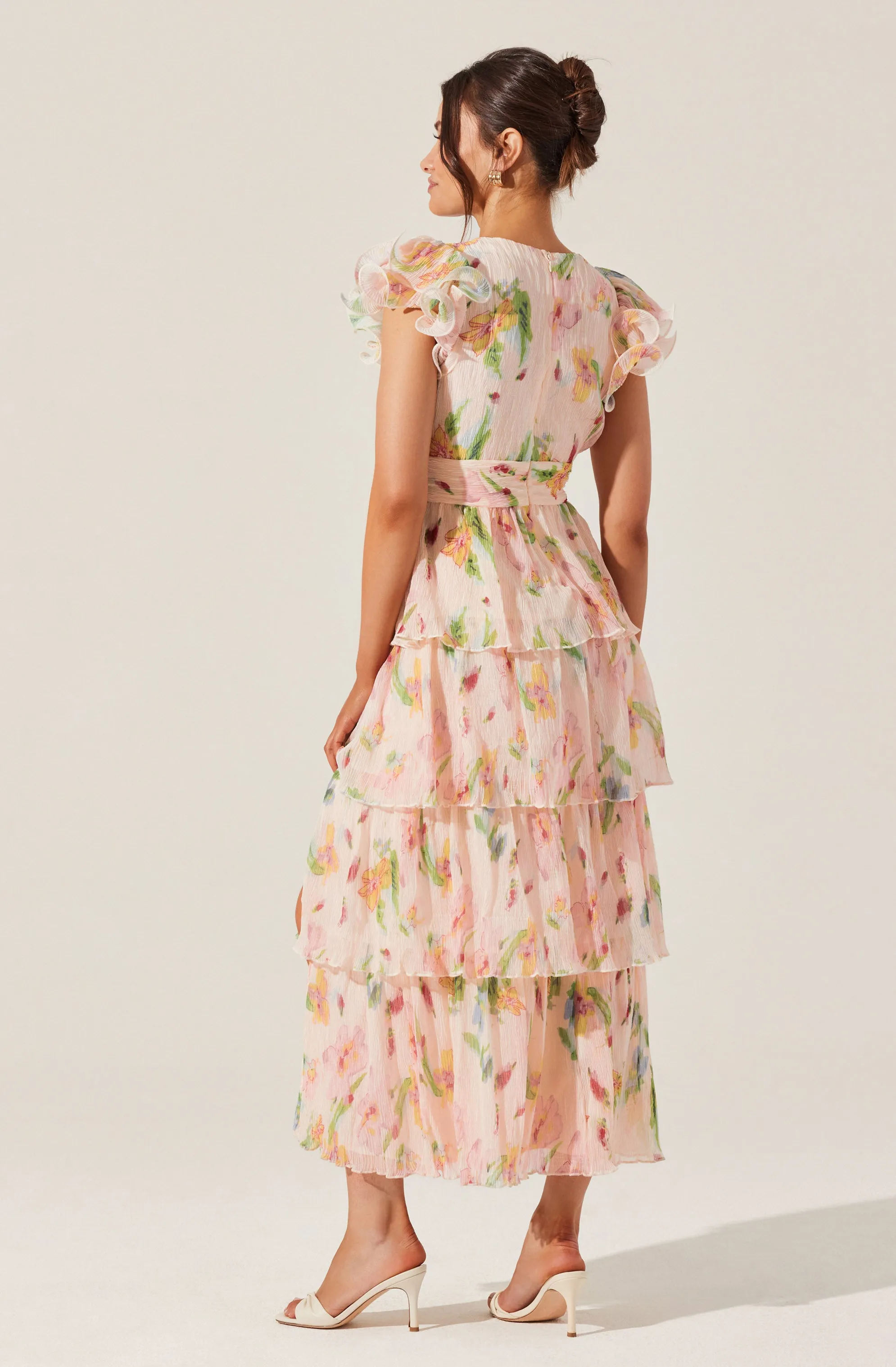 Emporia Floral Tiered Maxi Dress sold by Astr product image thumbnail 3