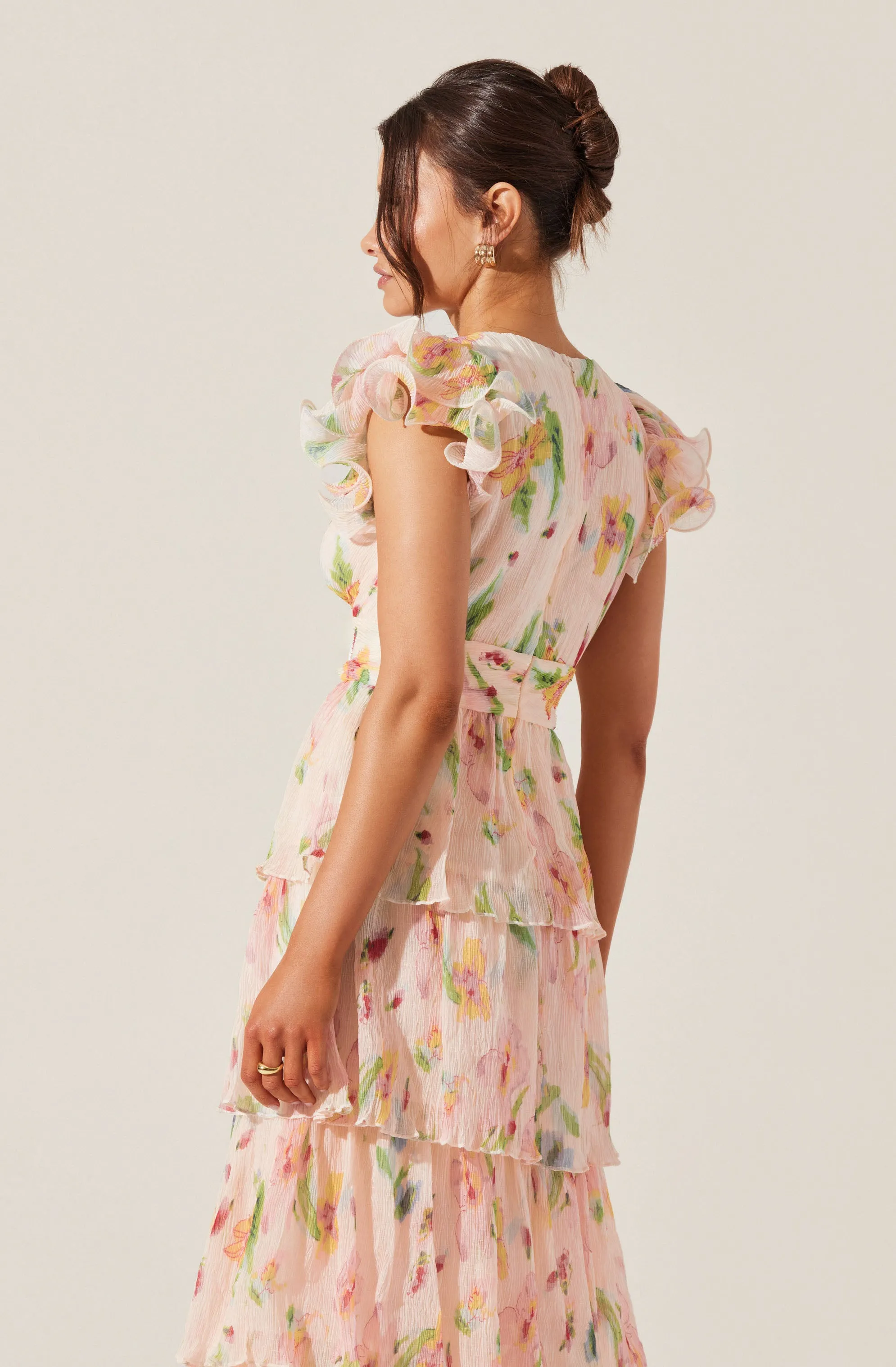 Emporia Floral Tiered Maxi Dress sold by Astr product image thumbnail 5