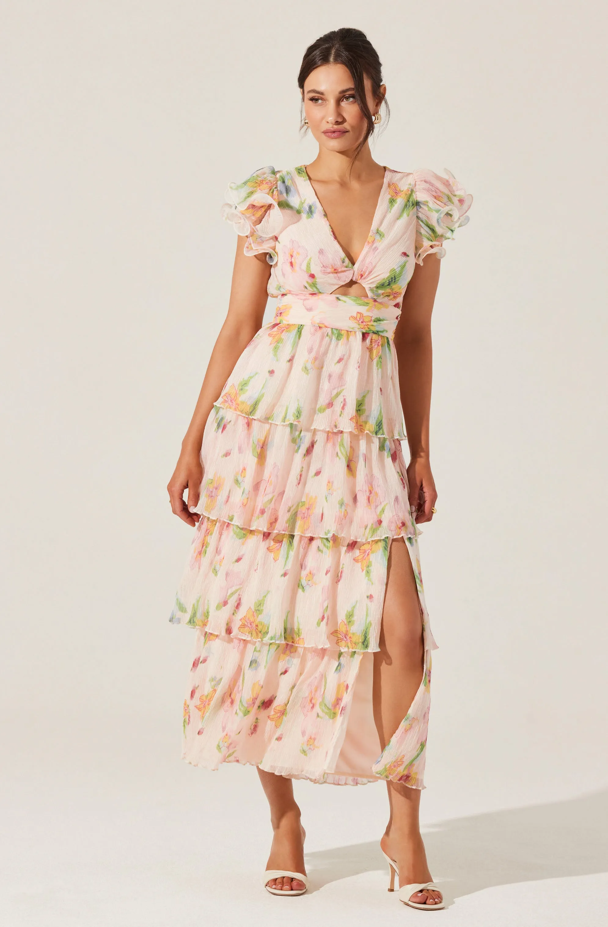 Emporia Floral Tiered Maxi Dress sold by Astr product image thumbnail 2
