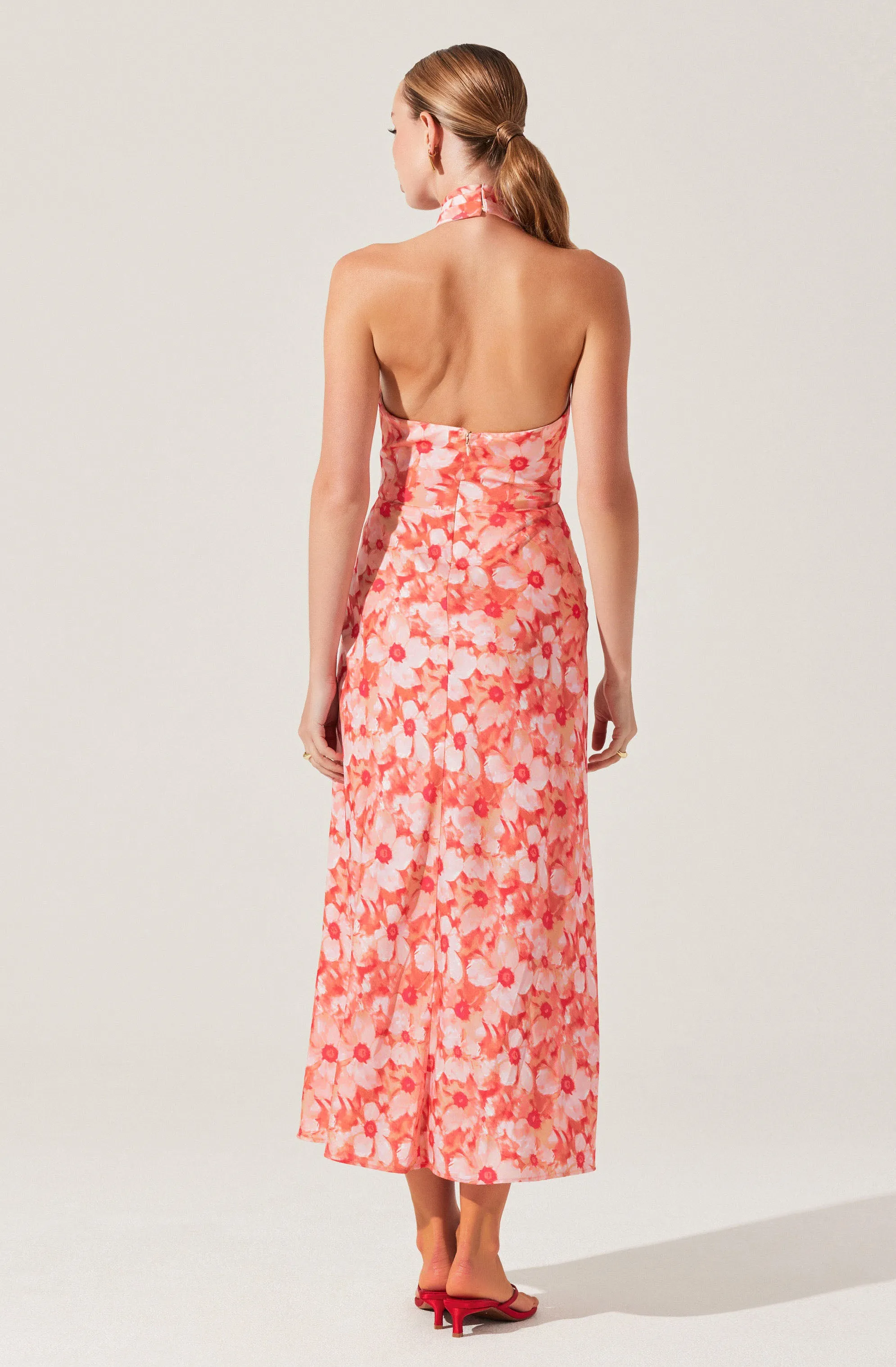 Marissa Floral Halter Neck Dress sold by Astr product image thumbnail 2