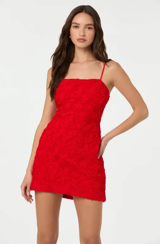 3D Floral Mini Dress sold by Astr