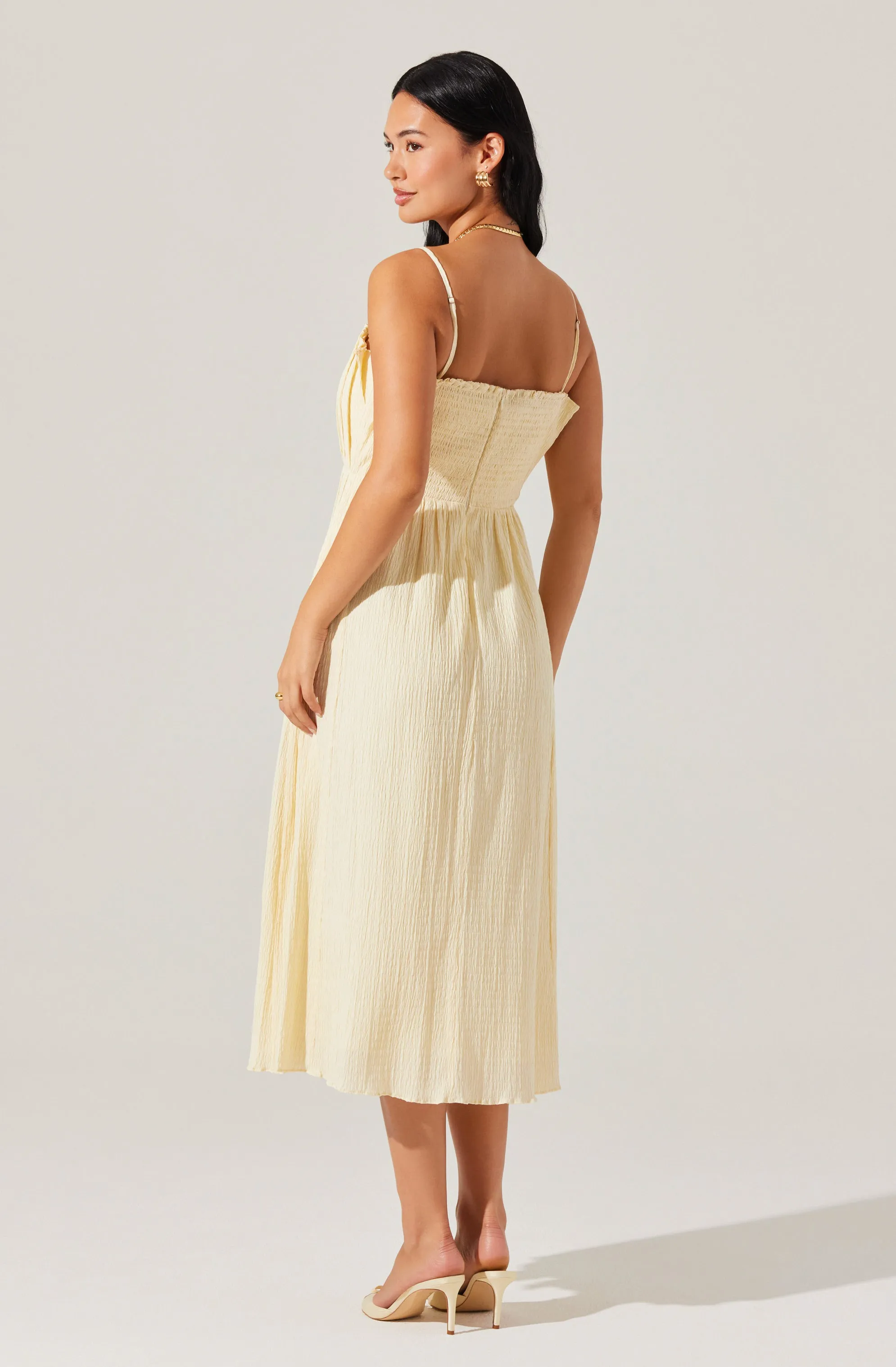 Sunny Pleated Midi Dress sold by Astr product image thumbnail 3