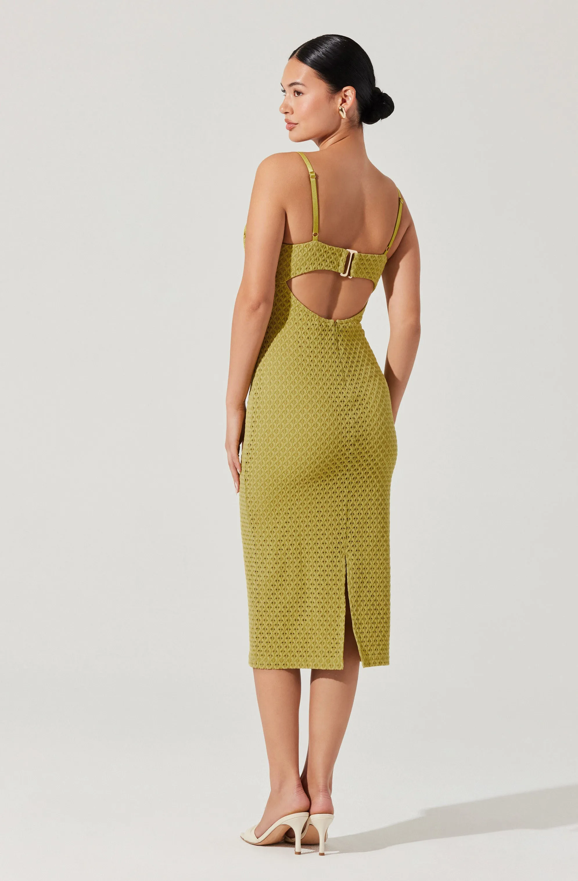 Jaida Bustier Bodycon Midi Dress sold by Astr product image thumbnail 2