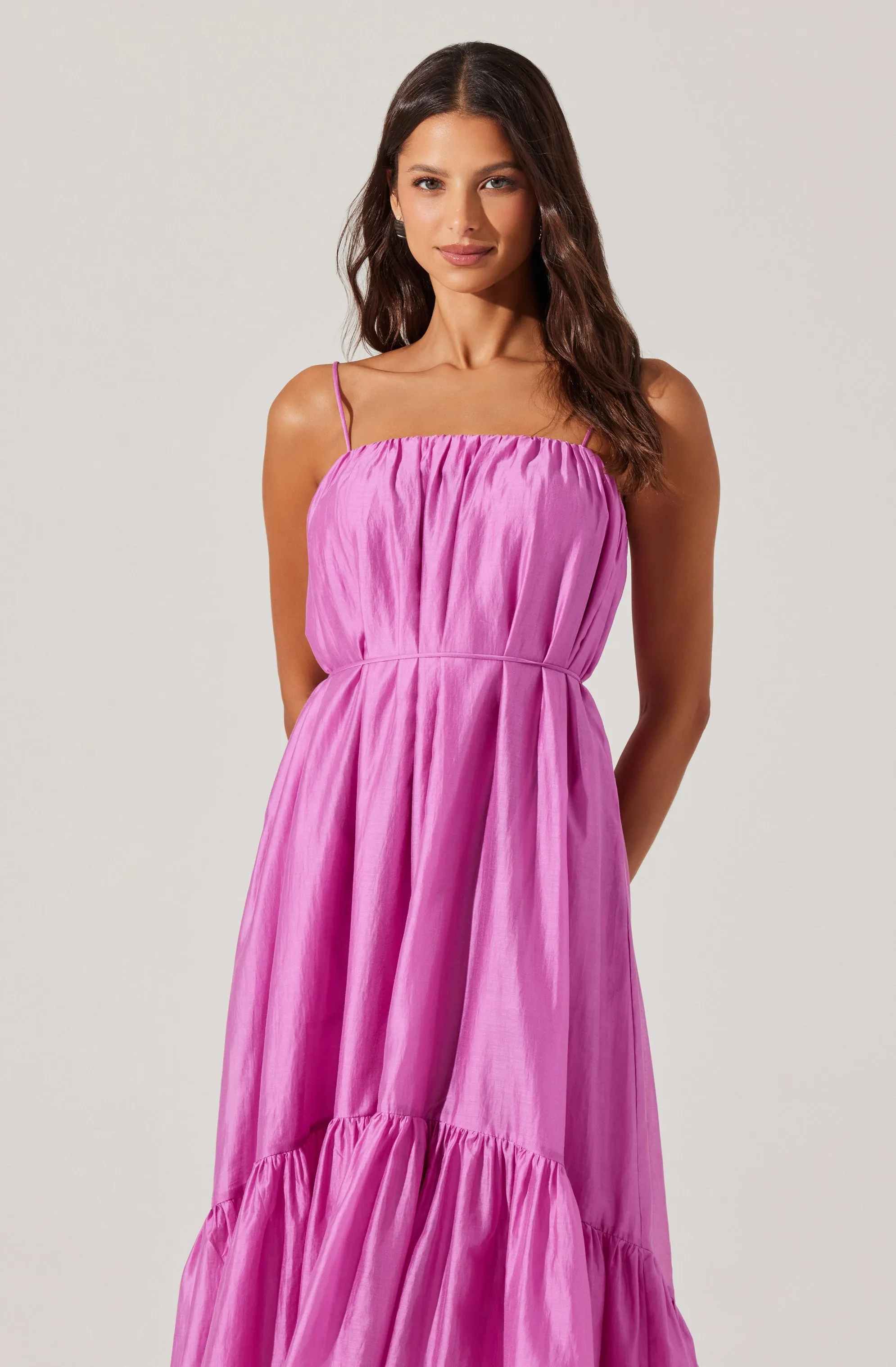 Elisha Tiered High-Low Maxi Dress sold by Astr product image thumbnail 2