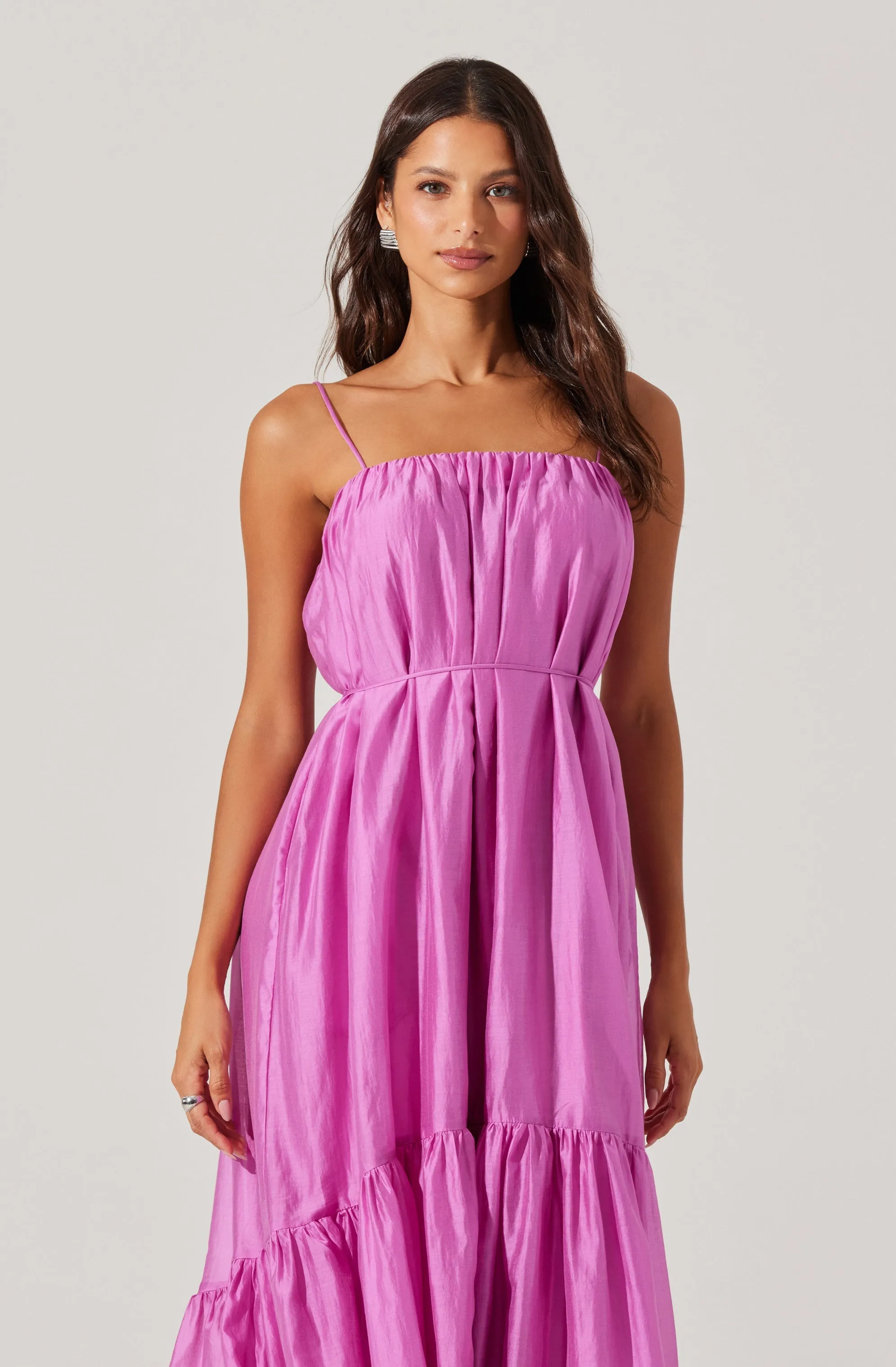Elisha Tiered High-Low Maxi Dress sold by Astr product image thumbnail 3