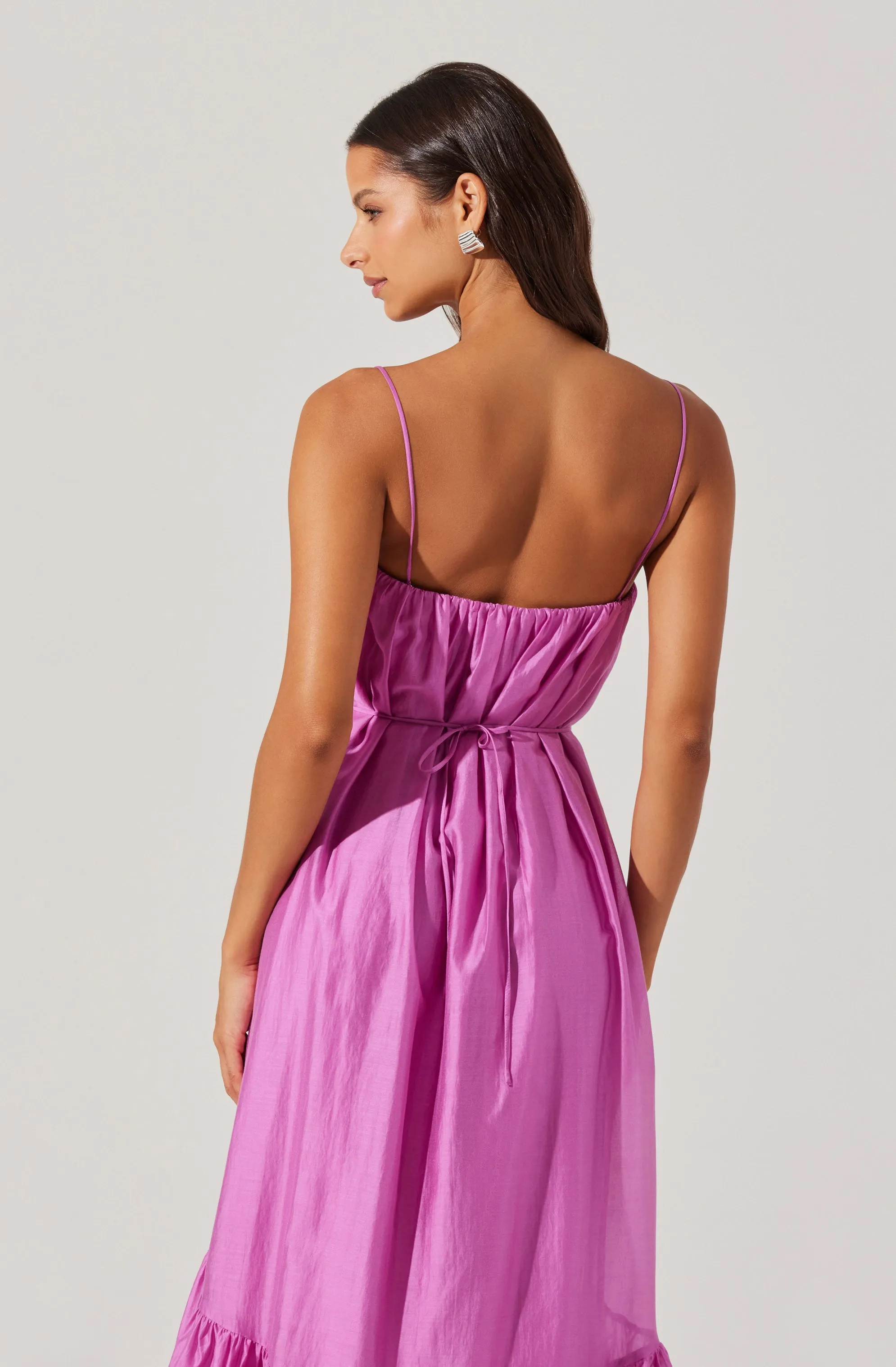 Elisha Tiered High-Low Maxi Dress sold by Astr product image thumbnail 4