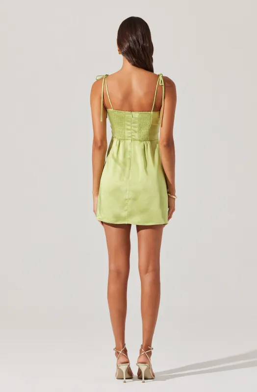 cerelia 3d floral mini dress Jasmine 3D Floral Embroidered Mini Dress | Ready-To-Ship