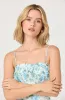 Capria Pleated Milkmaid Midi Dress sold by Astr
