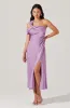 Cersei One Shoulder Midi Dress sold by Astr