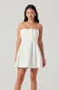 Clemira Pleated Mini Dress sold by Astr