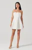 Clemira Pleated Mini Dress sold by Astr
