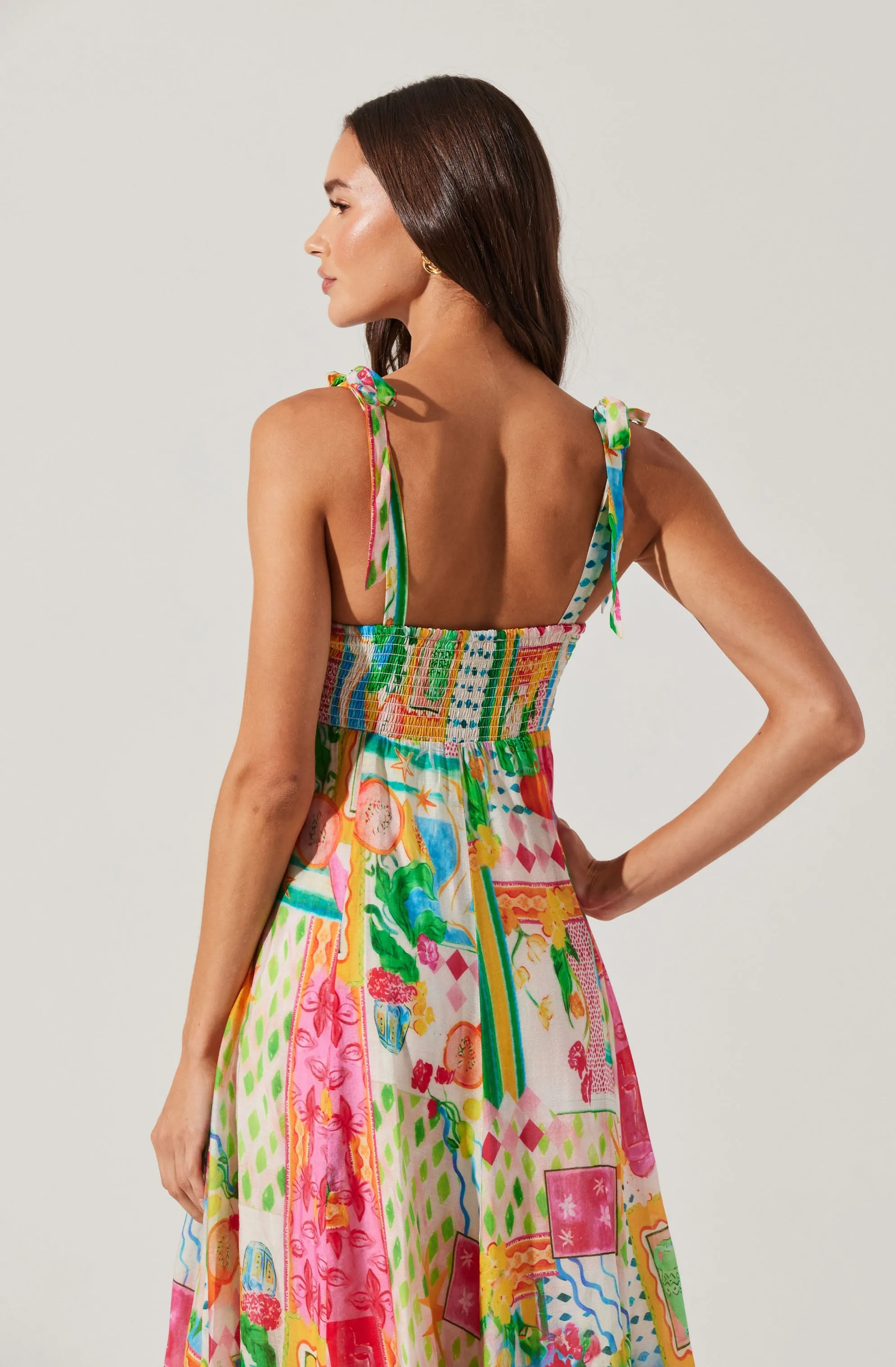 Shiann Print Midi Dress sold by Astr product image thumbnail 3