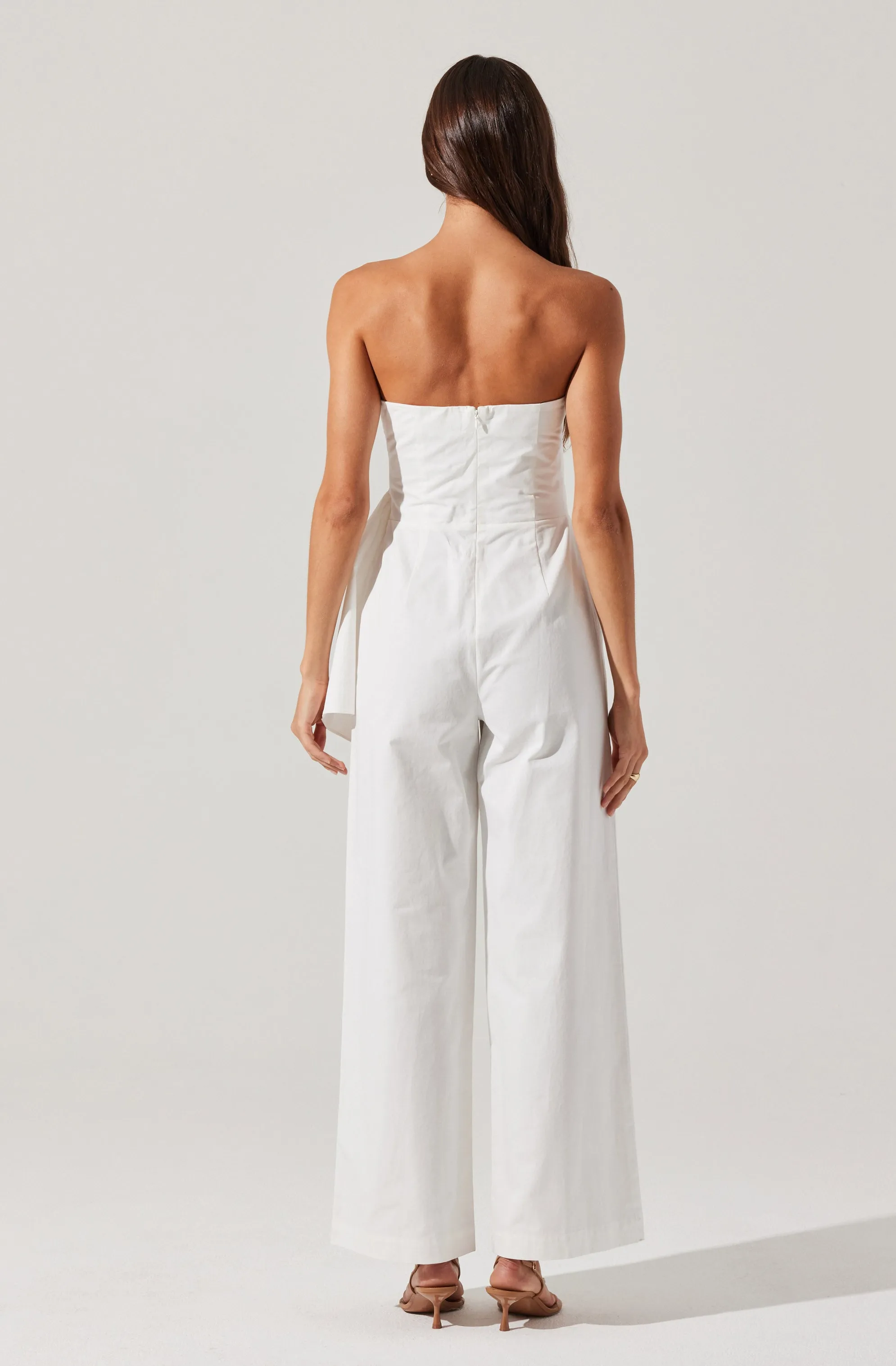Maciel Strapless Pleated Jumpsuit sold by Astr product image thumbnail 5