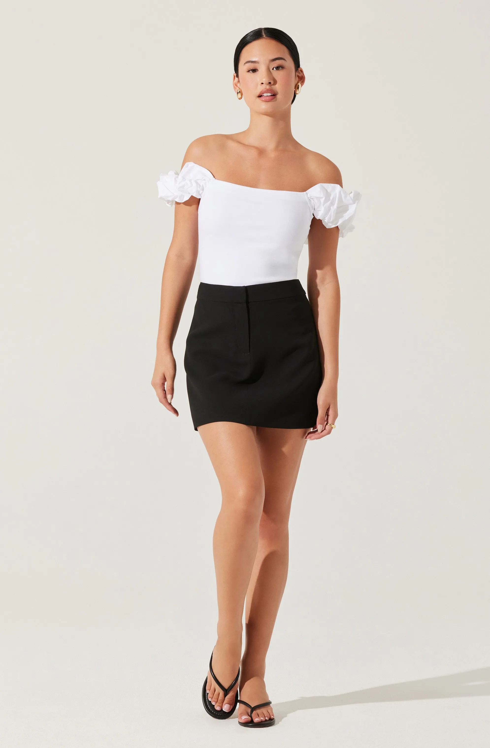 Bella Tailored Mini Skirt sold by Astr product image thumbnail 3