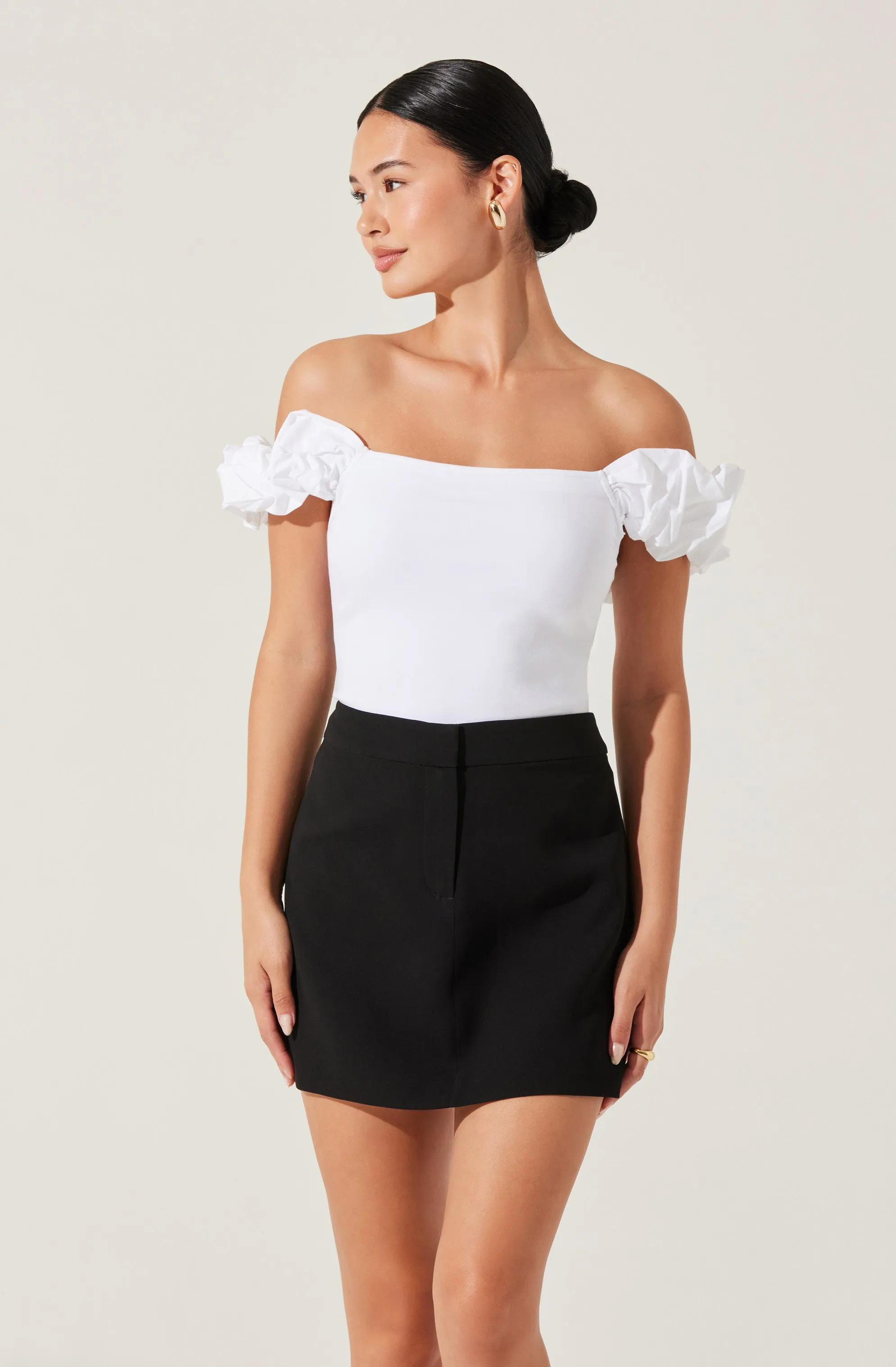 Bella Tailored Mini Skirt sold by Astr product image thumbnail 2