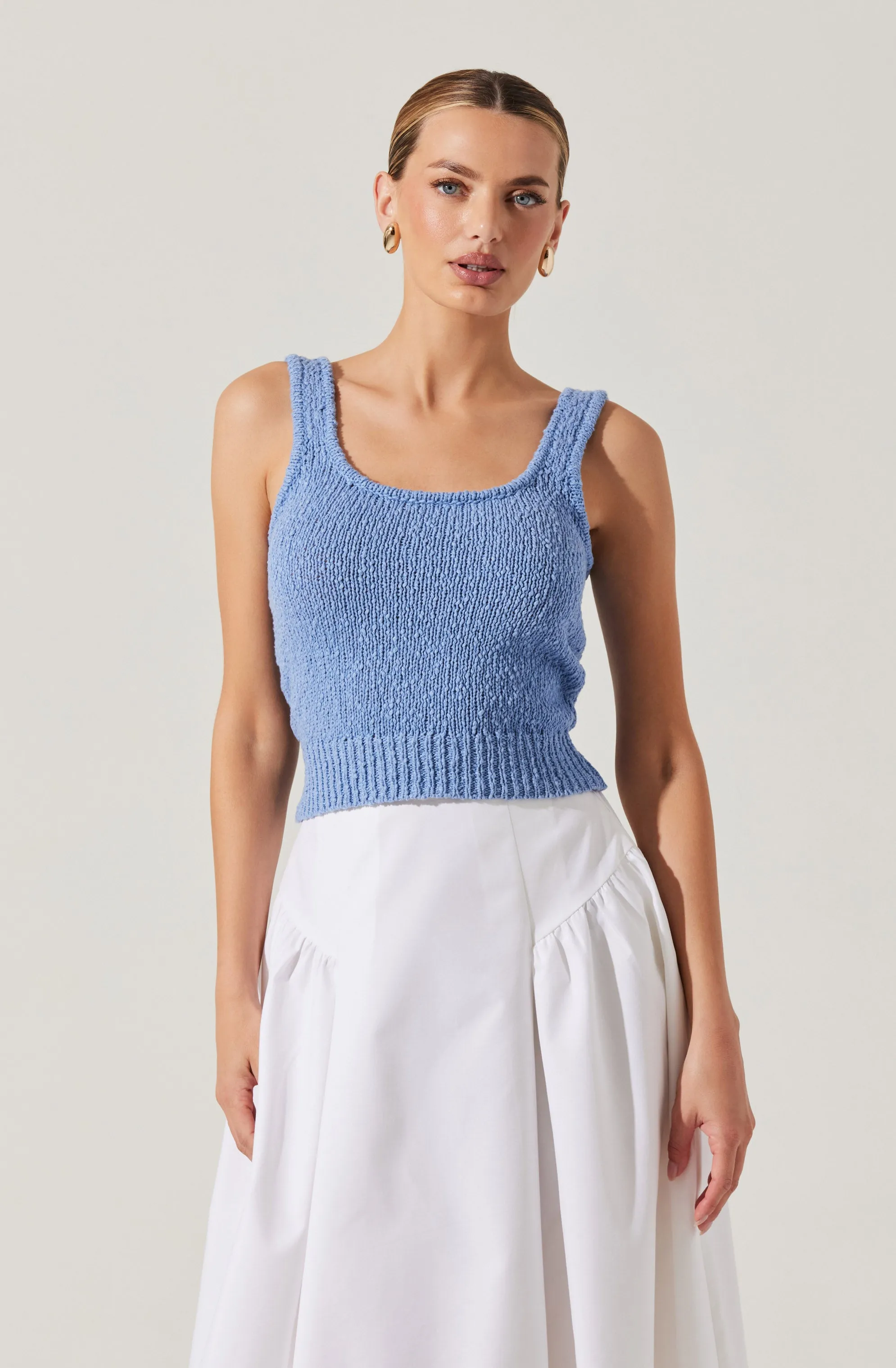 Virgo Textured Sweater Tank sold by Astr product image thumbnail 5