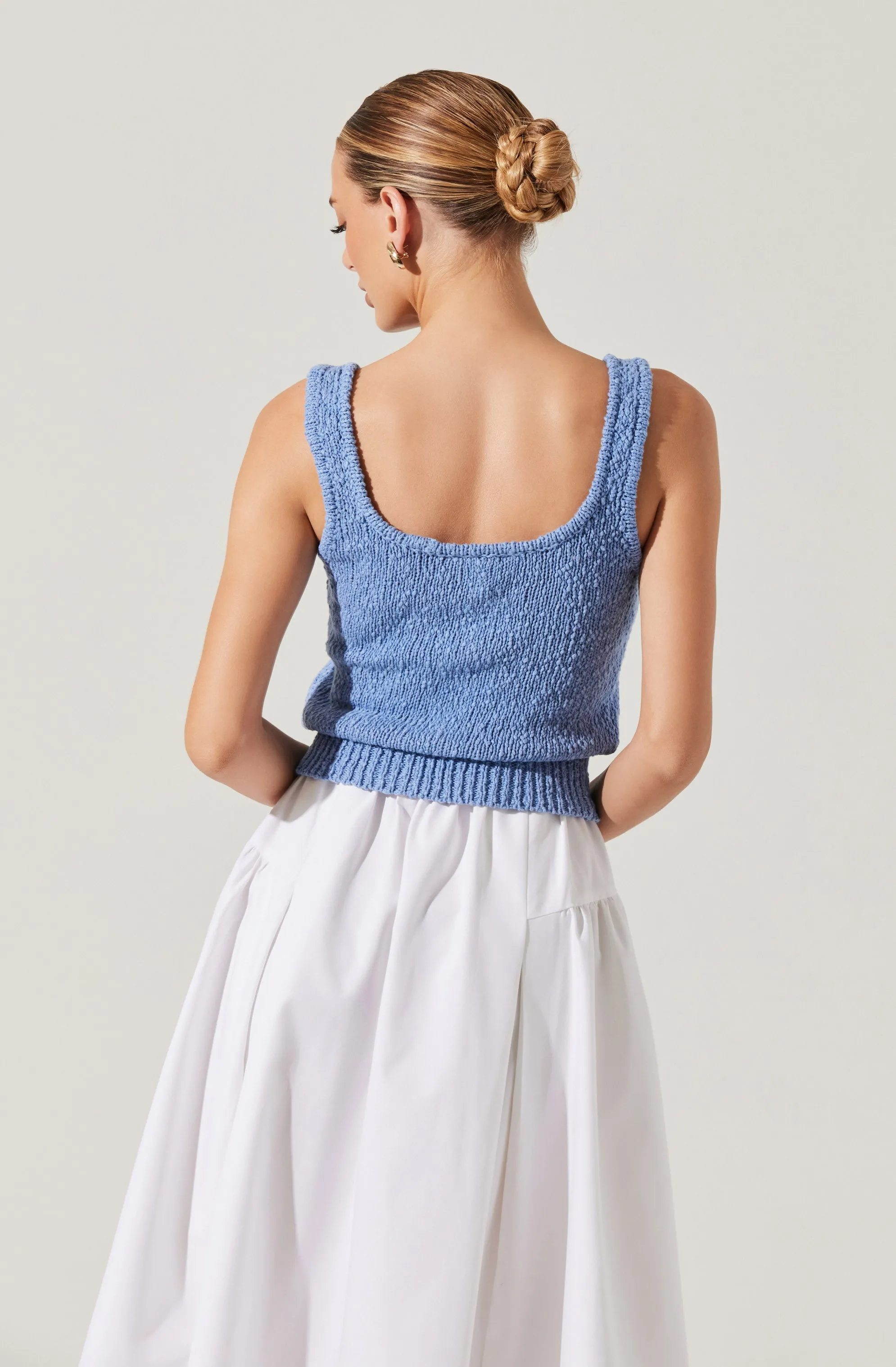 Virgo Textured Sweater Tank sold by Astr product image thumbnail 2