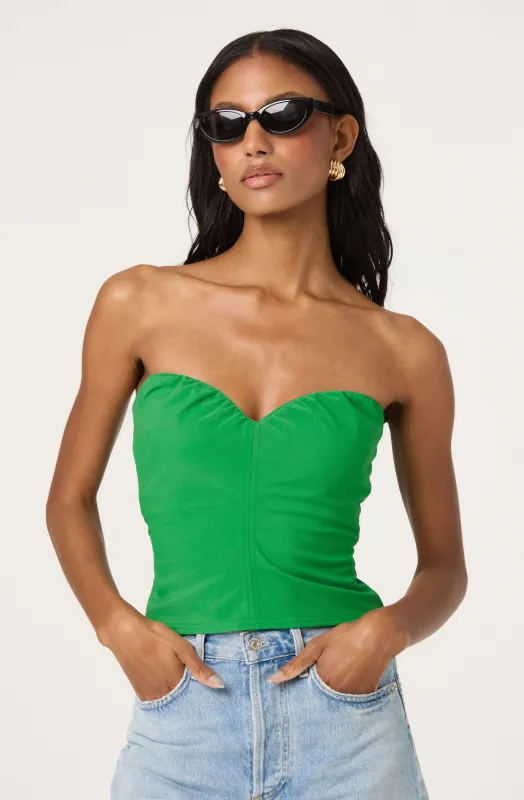 Morganne Strapless Sweetheart Top sold by Astr