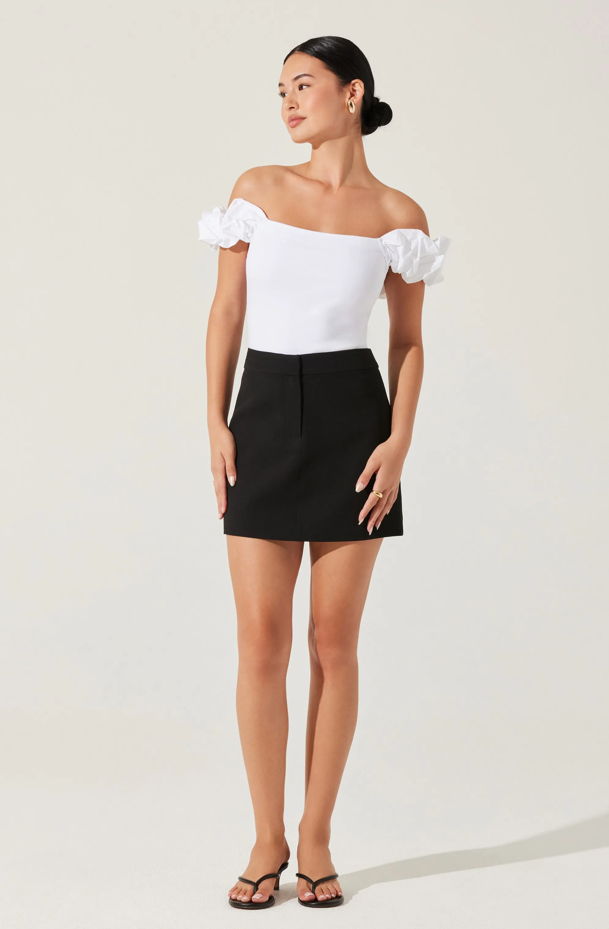 Hoda Off Shoulder Top sold by Astr product image thumbnail 5