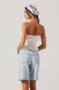 Biffy Smocked Tube Top sold by Astr