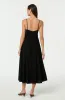 Linen-Blend A-Line Midi Dress sold by Astr