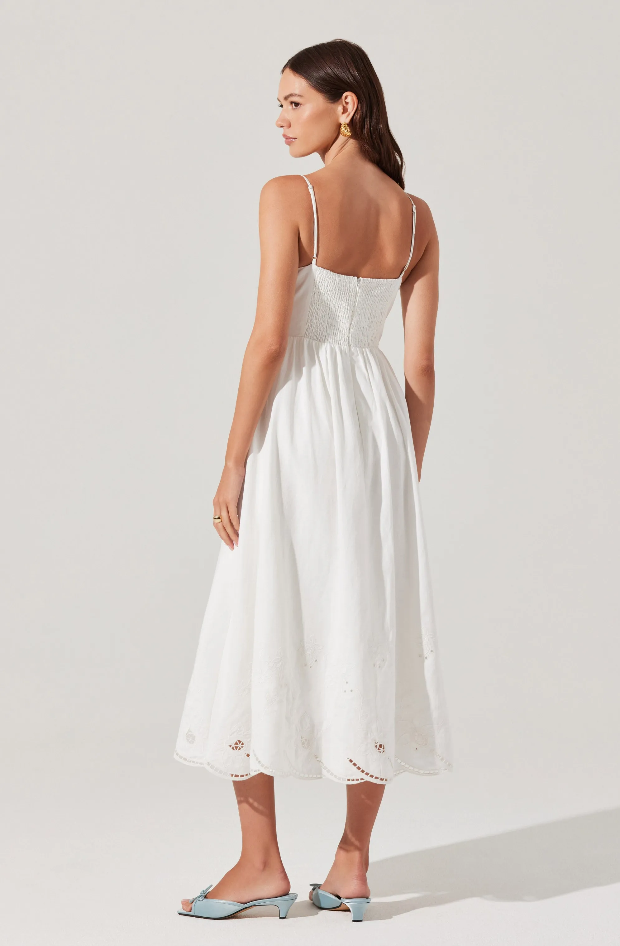 Kaidi Embroidered Midi Dress sold by Astr product image thumbnail 5