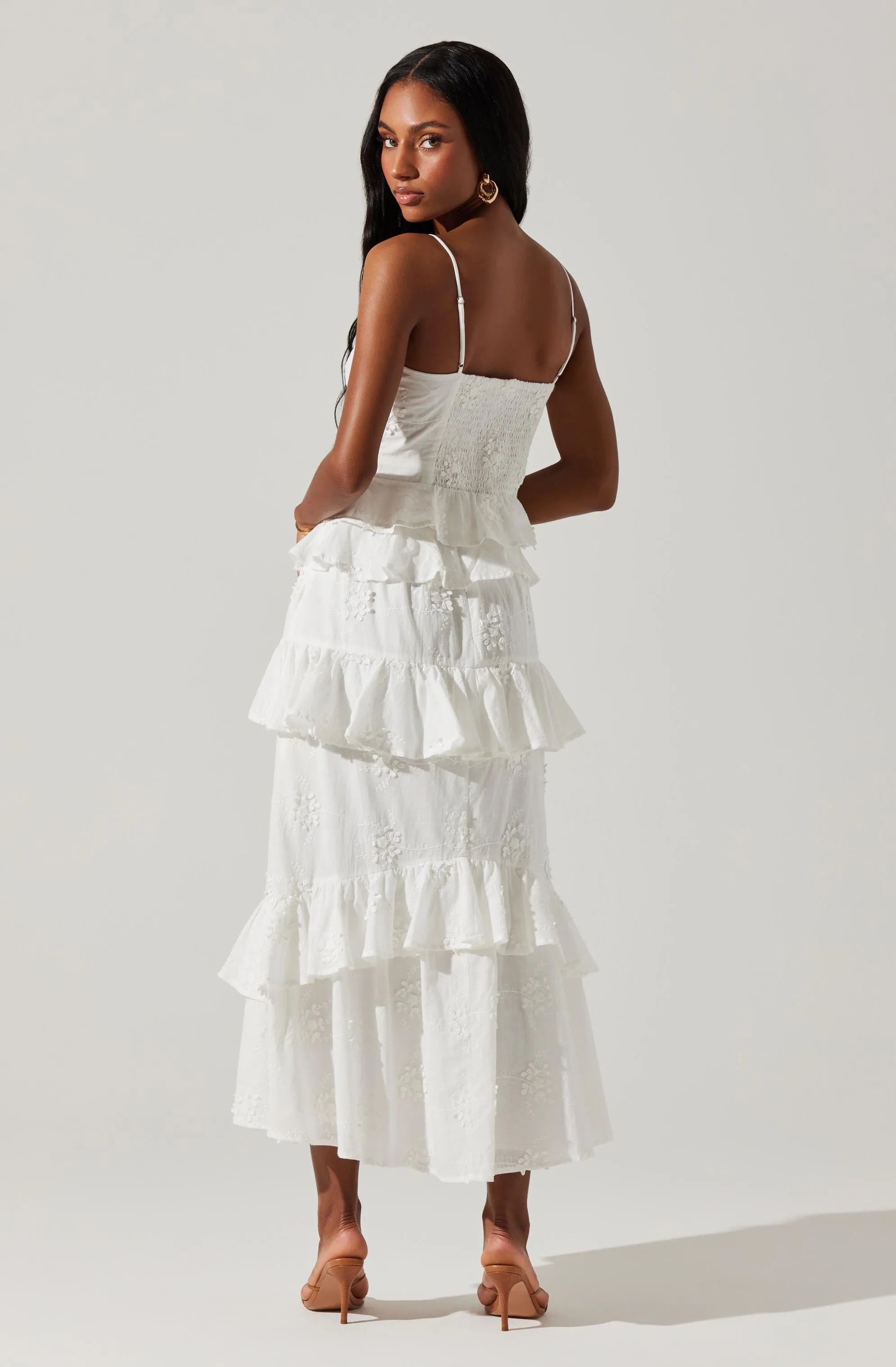 Foufette Tiered Midi Skirt sold by Astr product image thumbnail 5