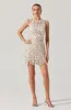 Priscila Crochet Floral Mini Dress sold by Astr