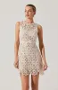 Priscila Crochet Floral Mini Dress sold by Astr