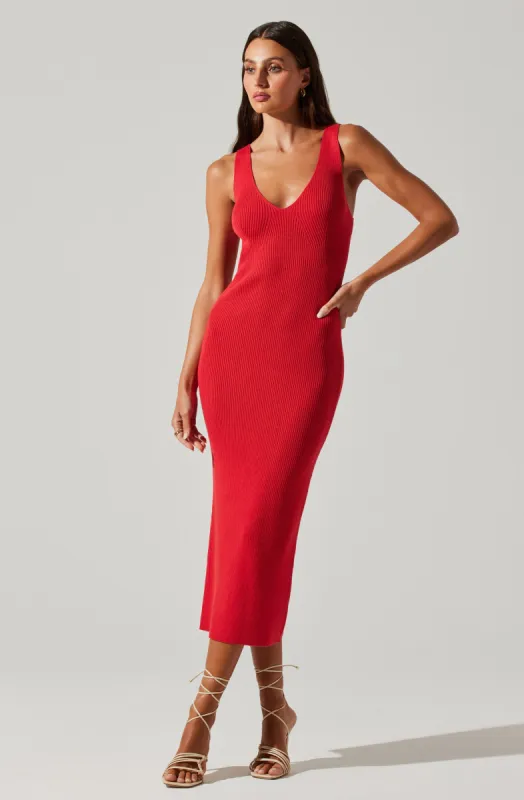 Gracen Bodycon Sweater Dress sold by Astr