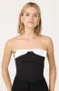 Contrast Bow Strapless Top sold by Astr