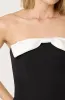 Contrast Bow Strapless Top sold by Astr