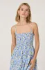 Smocked Floral Midi Dress sold by Astr