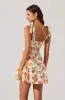 Tinesha Bow Strap Mini Dress sold by Astr