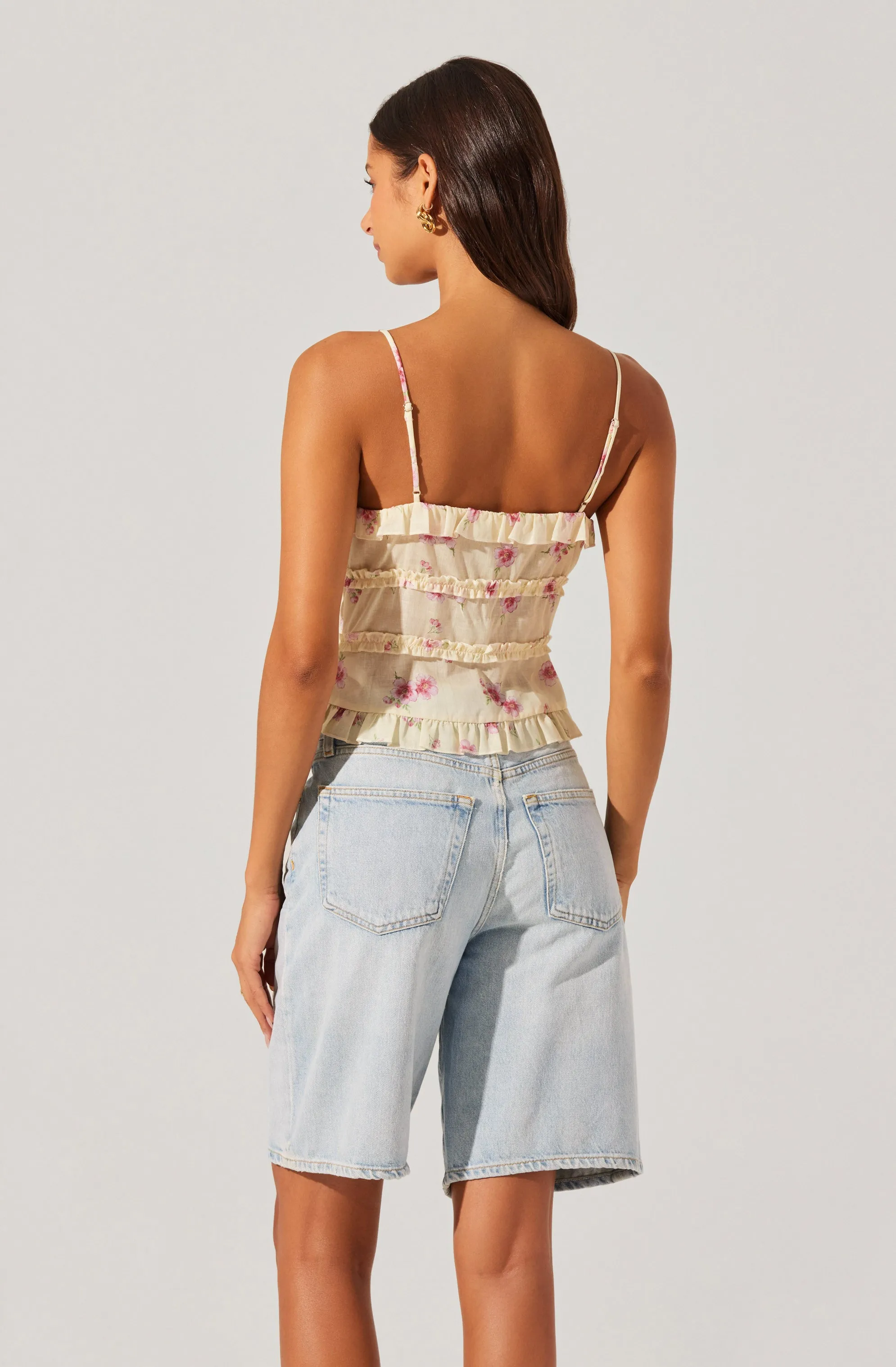 Islah Floral Tie-Front Top sold by Astr product image thumbnail 2