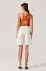 Francis Satin One Shoulder Top sold by Astr