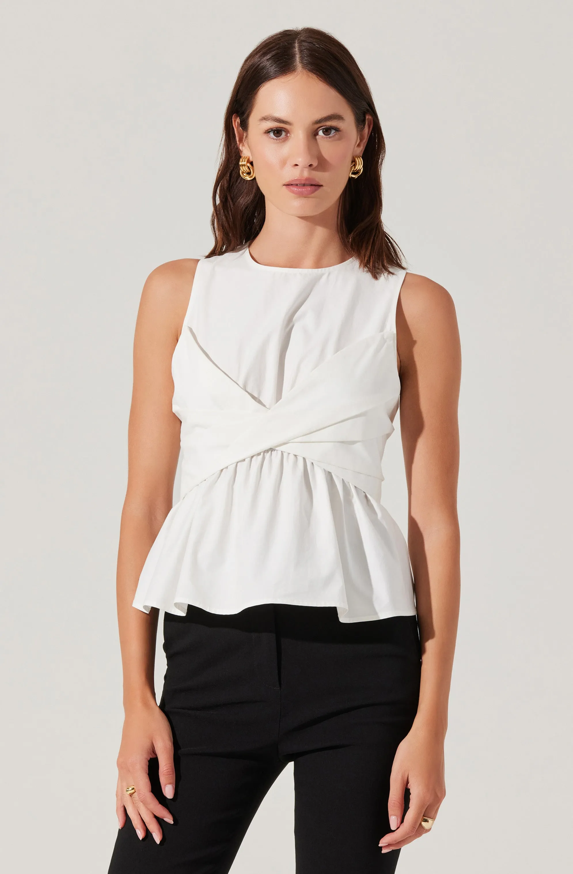 Isela Sleeveless Crossover Top sold by Astr product image thumbnail 3