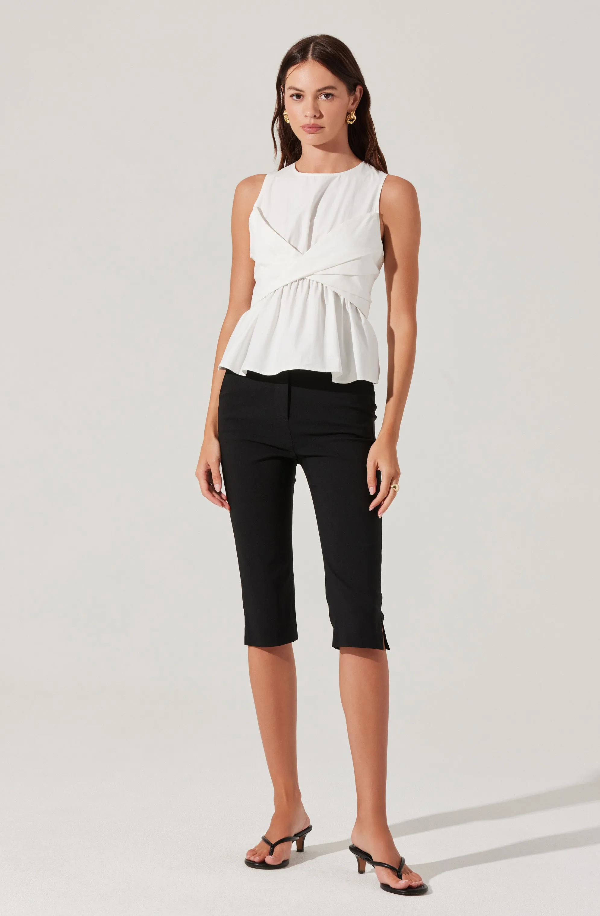 Isela Sleeveless Crossover Top sold by Astr product image thumbnail 2