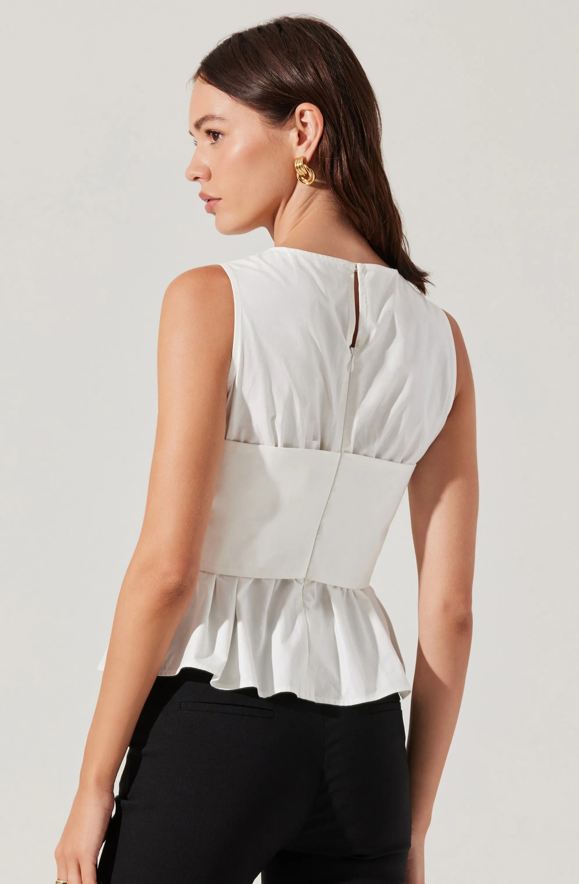 Isela Sleeveless Crossover Top sold by Astr product image thumbnail 4
