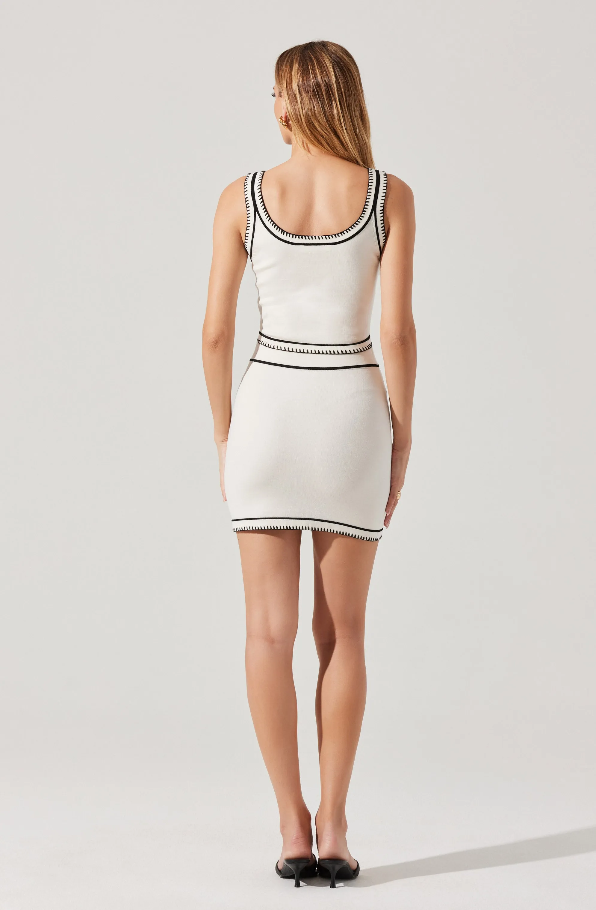 Sessy Contrast Stitch Sweater Tank sold by Astr product image thumbnail 5