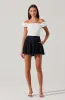 Ciro Linen-Blend Shorts sold by Astr